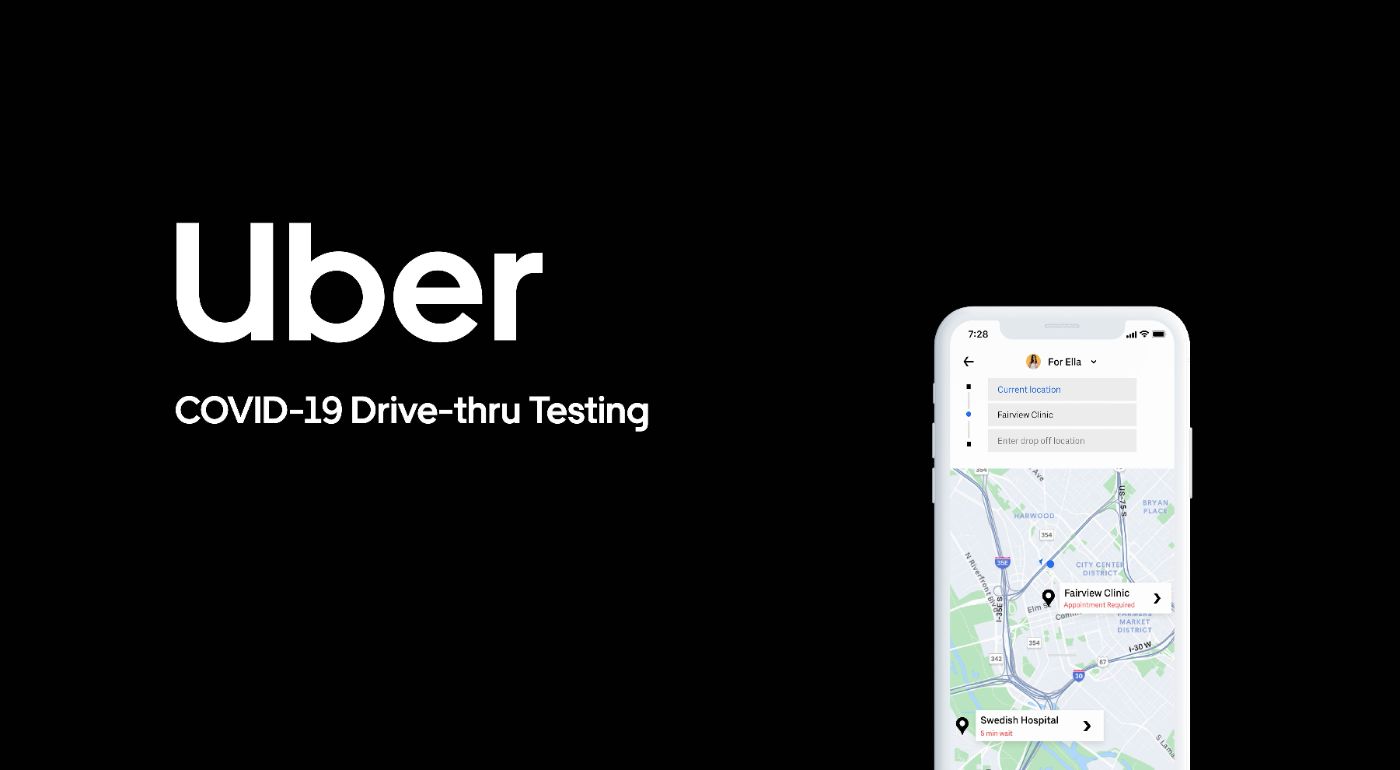 Uber COVID-19 Drive-thru Testing cover